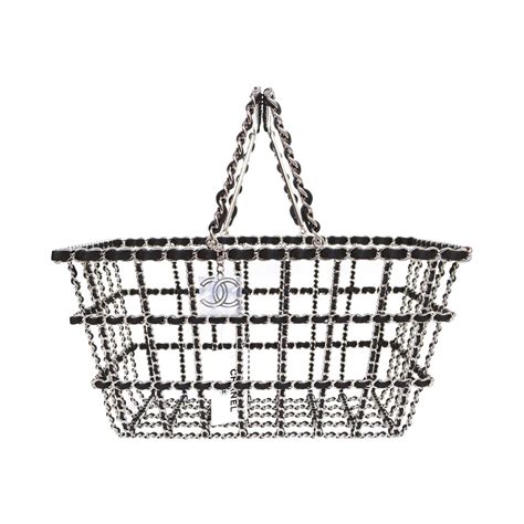 baskettes chanel|Chanel shopping basket.